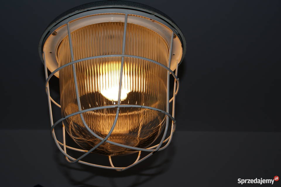 Lampa wisząca fabryczna loft industrial vintage mazowieckie Warszawa