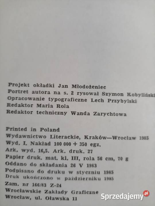 Kpiny i spinki Załuski książki Warszawa sprzedam