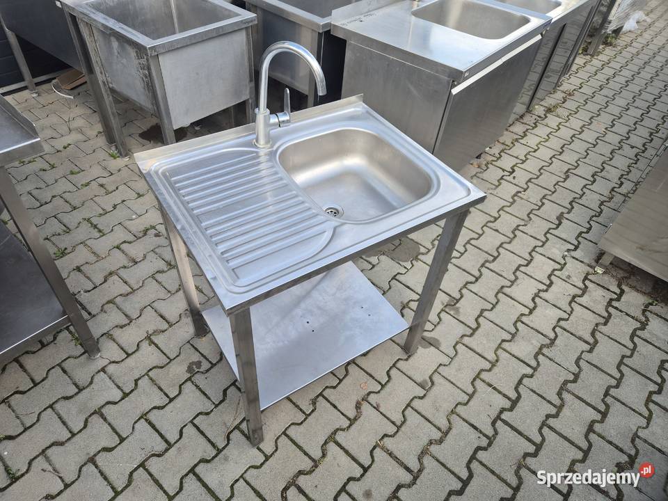 Zlew Gastronomiczny 1 Komorowy Z Półką 806085 M Ostrów Wielkopolski