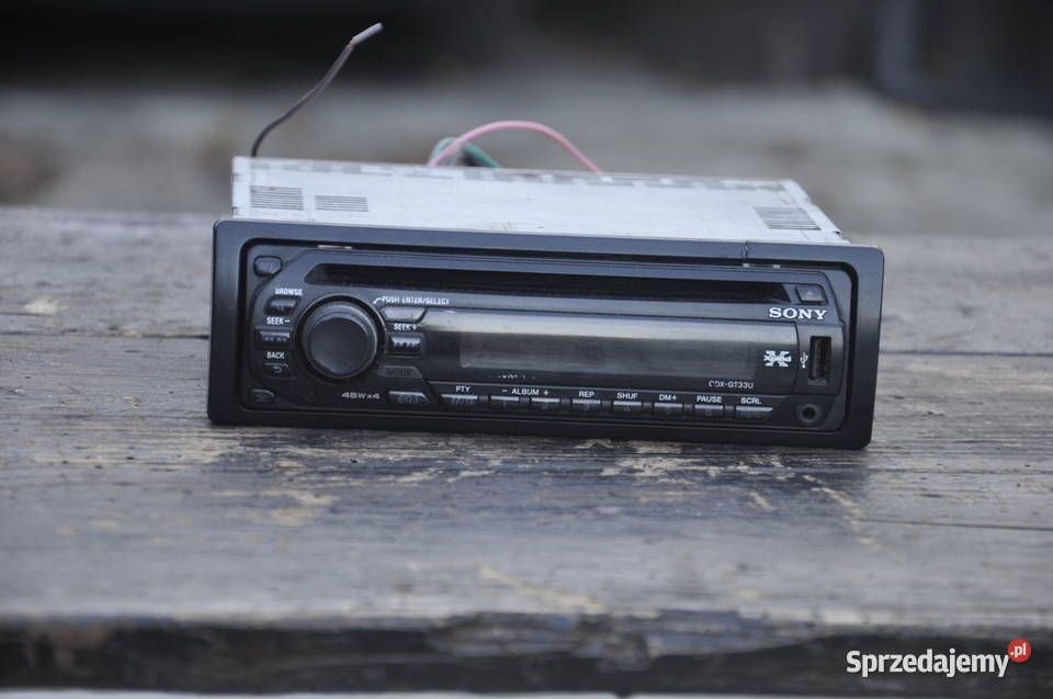 Radio Sony XPlod CDXGT33U Aux USB CDMP3WMA 4x45 Rzeszów