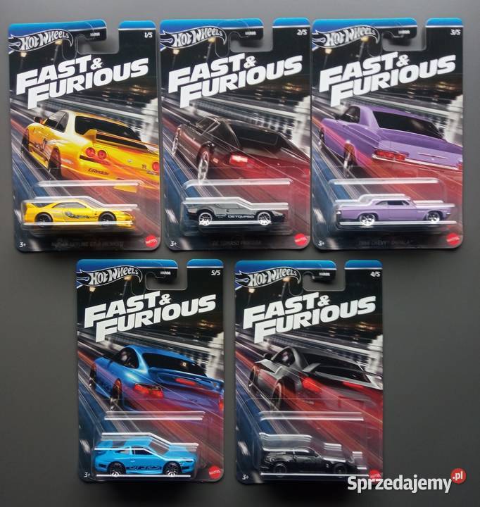 Hot Wheels set Fast Furious stan perfekcyjny Sosnowiec