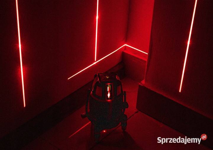 POZIOMICA LASEROWA LASER KRZYŻOWY 360 CZERWONY Katowice