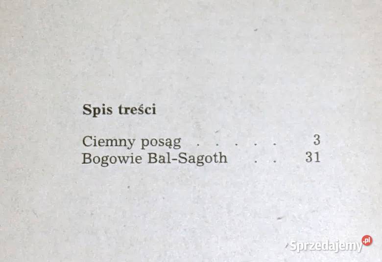 Bogowie BalSagoth Robert E Howard Chełm