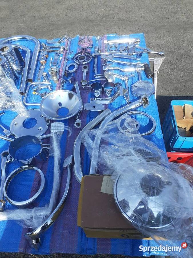 Chromowane części motorynka ogar romet chart kujawsko-pomorskie Gródek