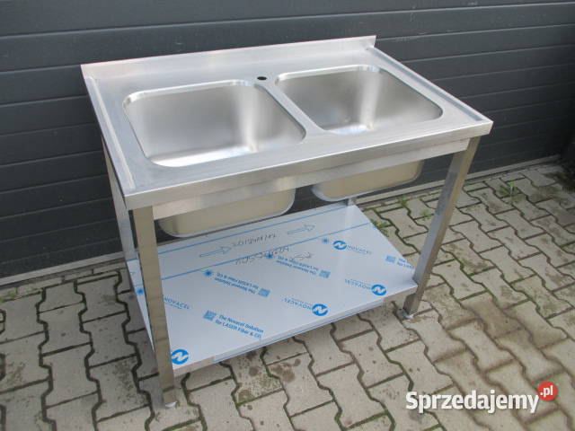 Zlew Gastronomiczny 2 Komorowy Z Półką 1006085