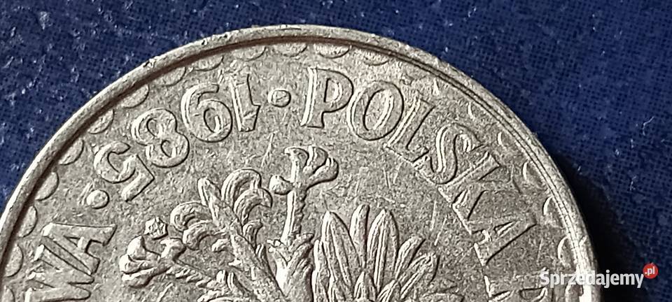 Stare monety 1 złoty 1985 podwójna data i napis podkarpackie Lesko