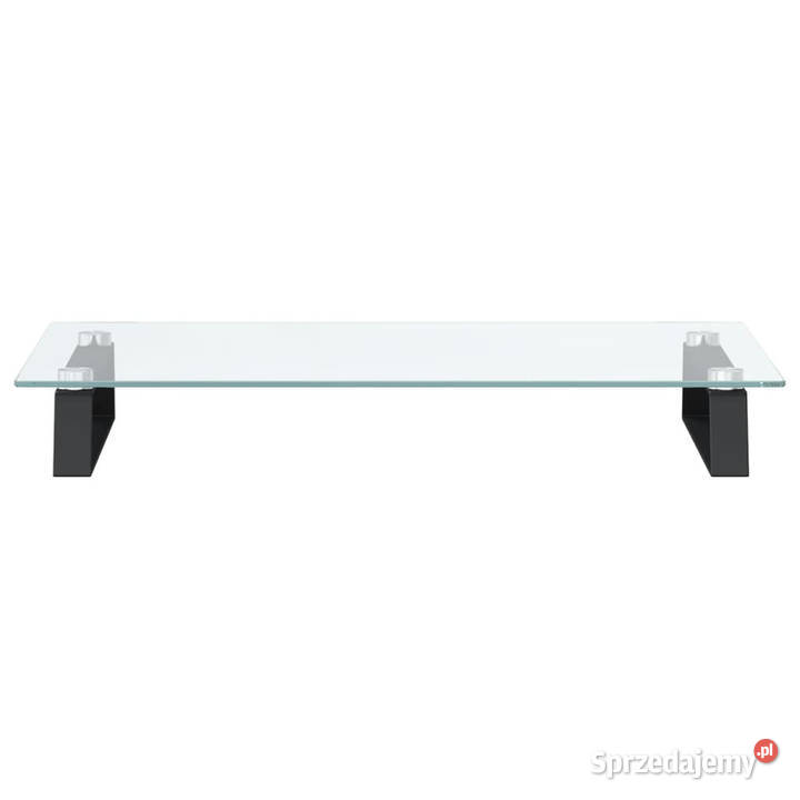 Podstawka pod monitor czarna 60x35x8 szkło mazowieckie Warszawa