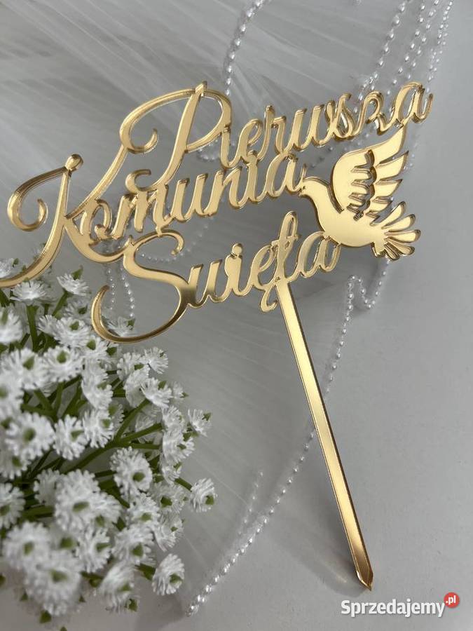 Topper toper na tort komunia pierwsza komunia Inwałd sprzedam