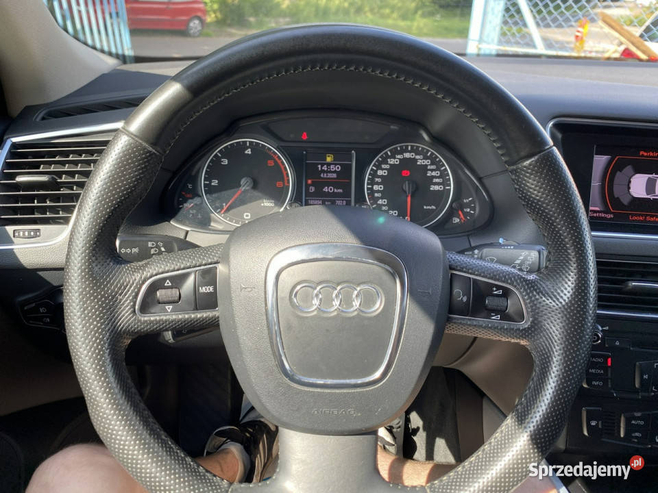 Audi Q5 20tdi quattro automat 165 bezwypadkowy czarny Gdańsk