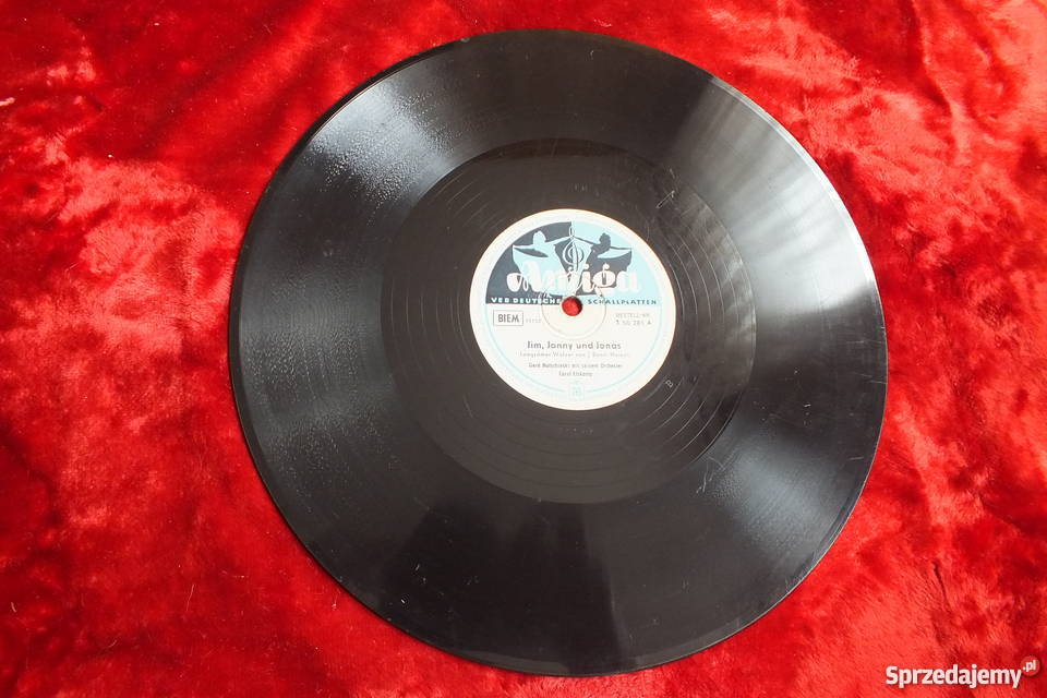 Płyta winylowa szelakowa niemiecka gruba ciężka Żary sprzedam
