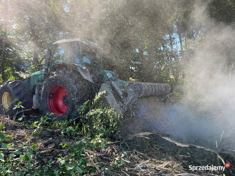 Mulczer wgłębny czyszczenie działek mulczowanie Kraków
