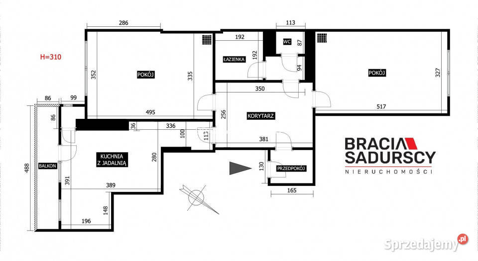 Mieszkanie na sprzedaż Kraków Chopina 6712m2