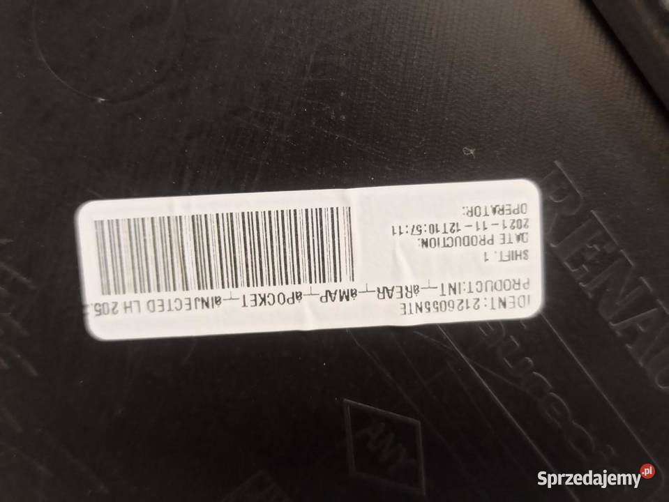 DACIA DUSTER BOCZEK DRZWI LEWY TYŁ 829A15186R dolnośląskie