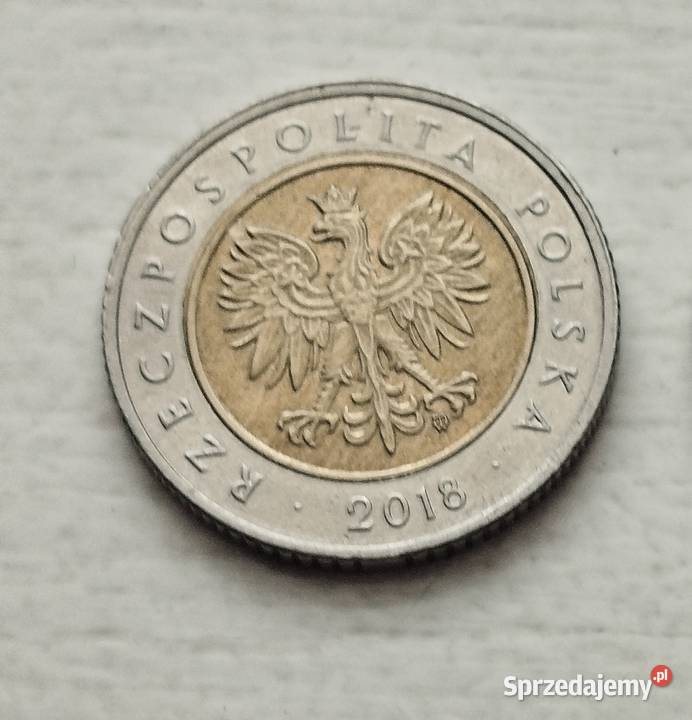 Moneta 5 100lecie Odzyskania Niepodległości 2018 sprzedam