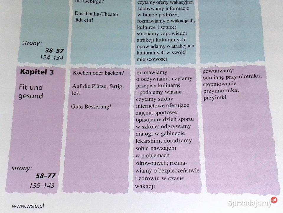 Aha 4 Język niemiecki A Potapowicz K Tkaczyk Rok wydania 2009 Chełm