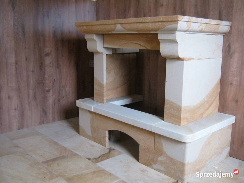 Obudowa obudowy kominka kominkowe z kamienia Piece i kominki Radomsko