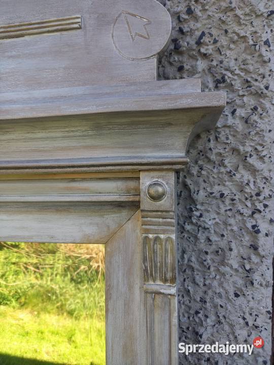 Lustro w secesyjnej ramie 72cm