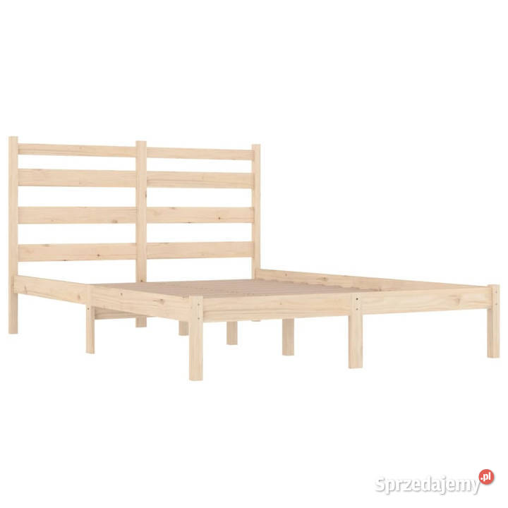 Rama łóżka lite drewno sosnowe 200x200 WM3103668 205cm Łóżka sprzedam