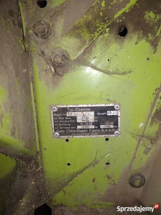 Kombajn zbożowy Claas Cosmos Claas Huszczka Mała sprzedam