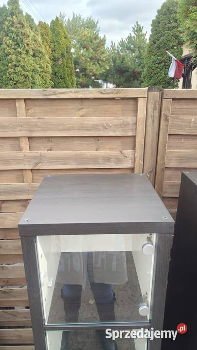 Komplet IKEA Kallax czarnobrąz regał 4x3 4x2 4x1 Warszawa