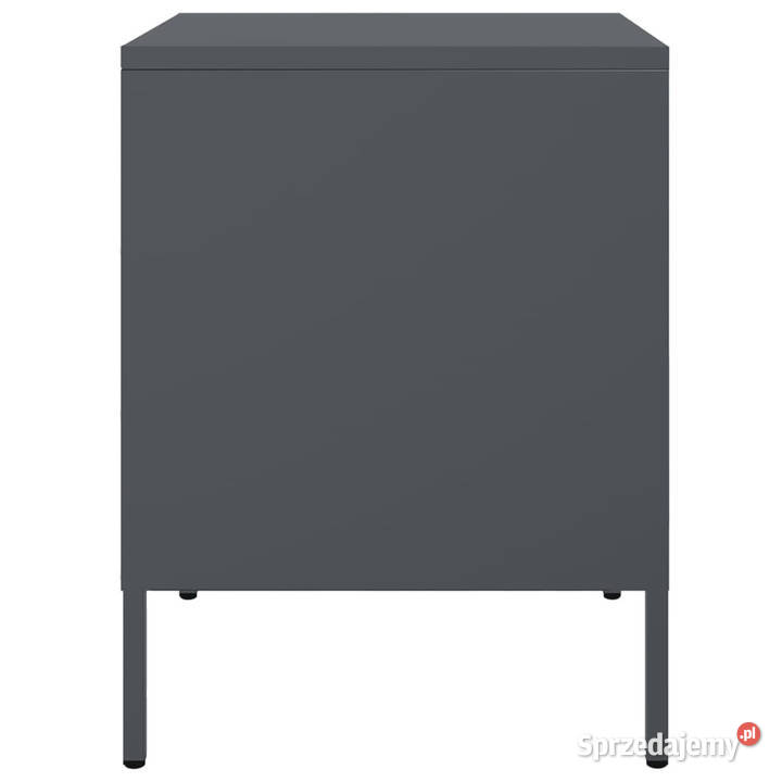 Szafka nocna antracytowa 36x39x505 stal WM842914 Warszawa sprzedam