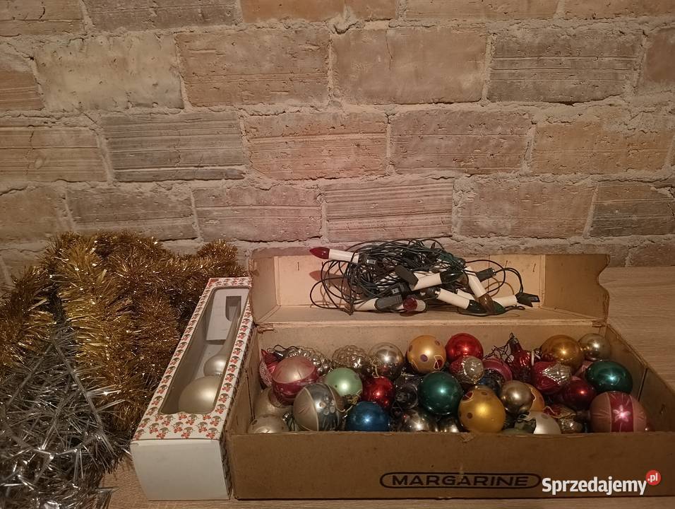 Zestaw bąbki choinkowe z czasów PRL Unikatowa sprzedam