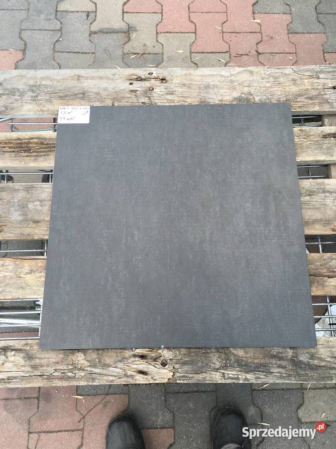 Gres płytka podłogowa antracytowy 595x595 made