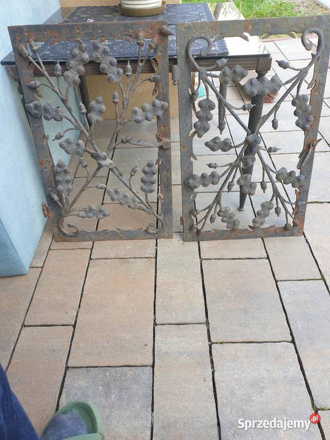 Drzwiczki do kominka ozdobne kute Jasło