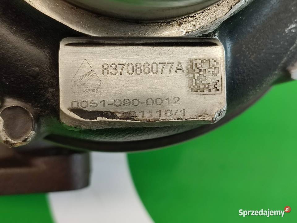 Turbosprężarka silnika Agco Power Sisu wielkopolskie Wilkowo