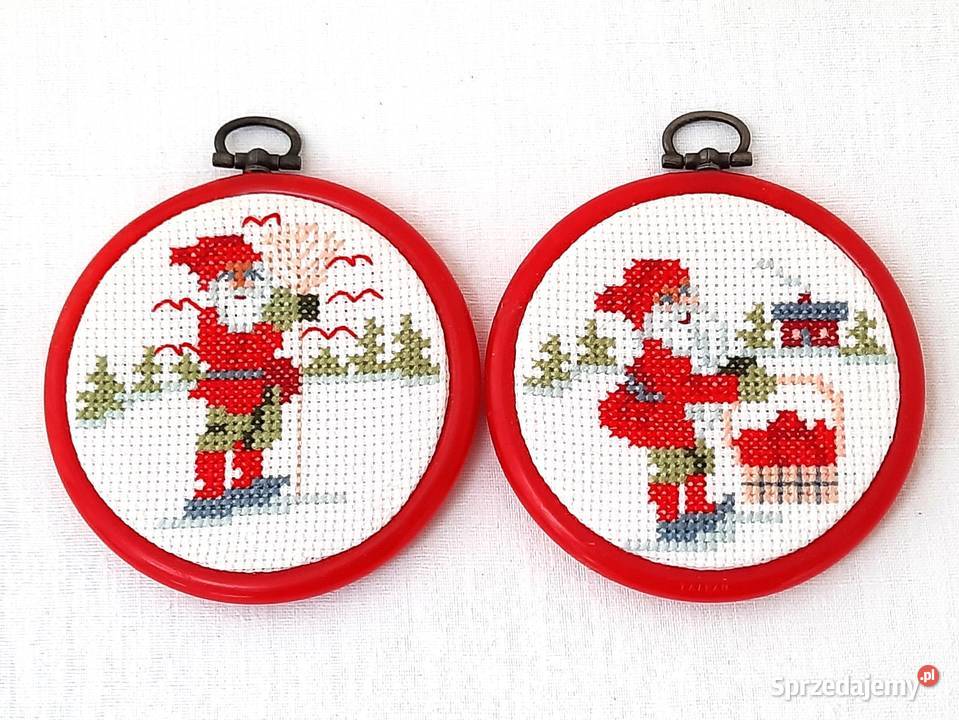 Hafty w ramce obrazek gobelin dekoracja ścienna Łódź