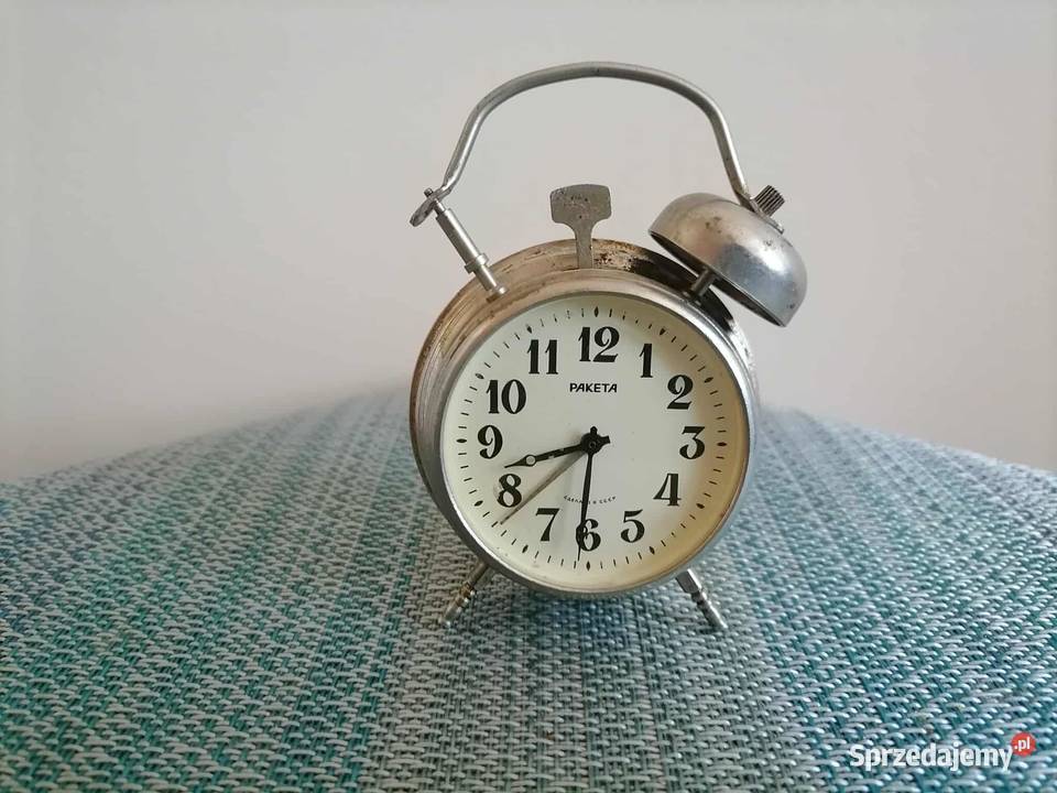Zegarek Budzik Rakieta 1970 dolnośląskie Wałbrzych