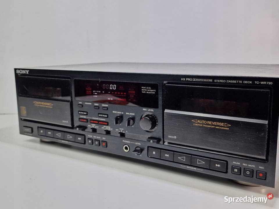 Magnetofon catette deck SONY TC WR 720 Międzychód