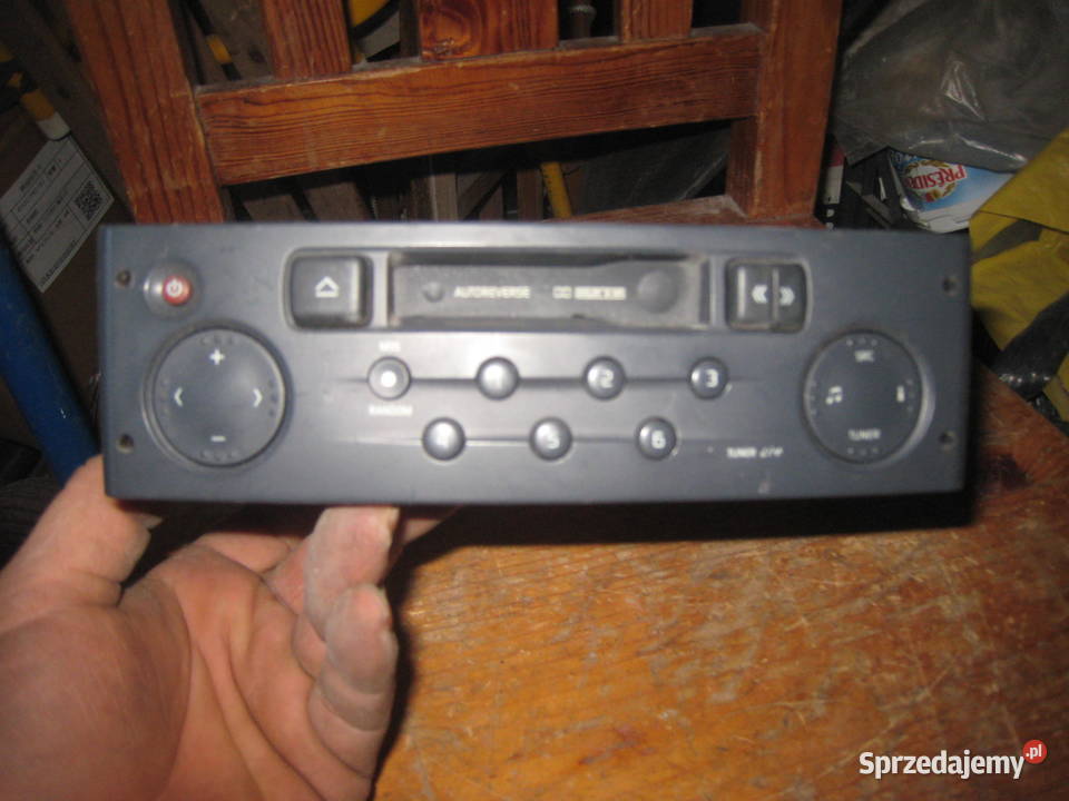 Radio oryginalne Renault 1 DIN Clio II Rok produkcji 2003 małopolskie Kraków sprzedam
