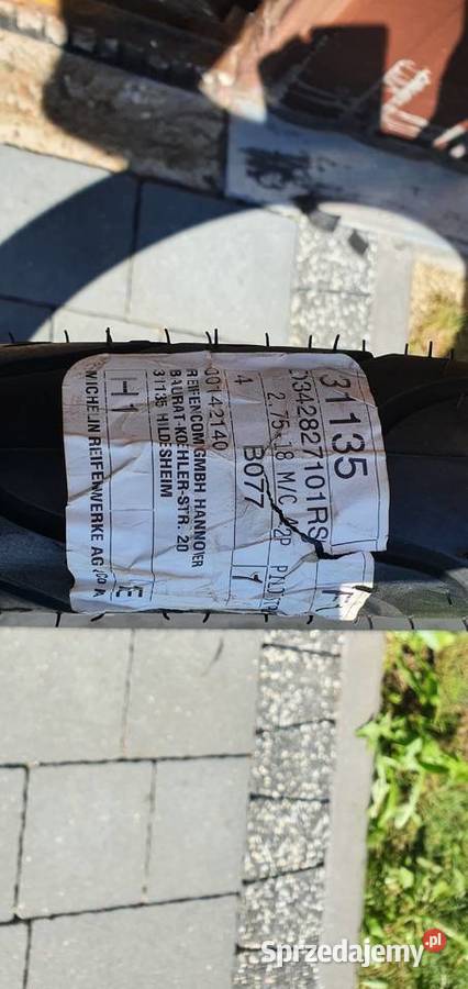 Opona Michelin Pilot Street 27518 lubelskie Szczebrzeszyn sprzedam