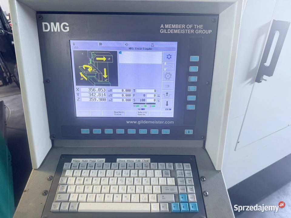 Frezarka CNC DECKEL MAHO DMU 80 T z Niemiec Zabór sprzedam
