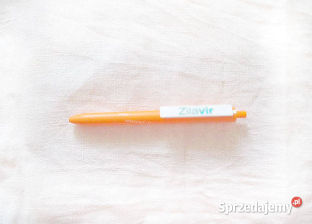 plastikowy długopis pomarańczowy biało zachodniopomorskie Szczecin