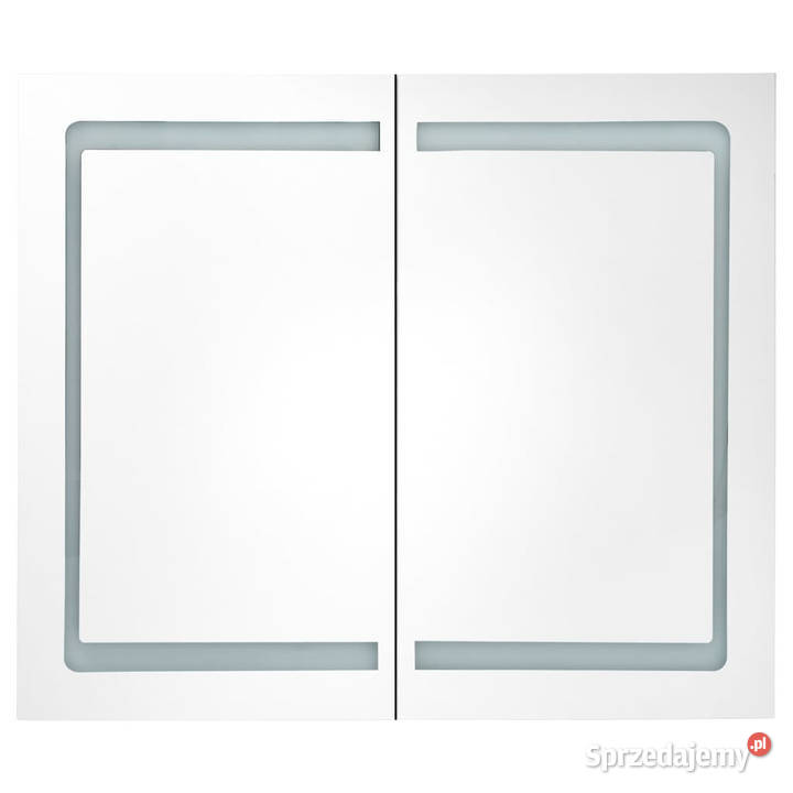 Szafka łazienkowa z lustrem i LED 80x122x68 mazowieckie