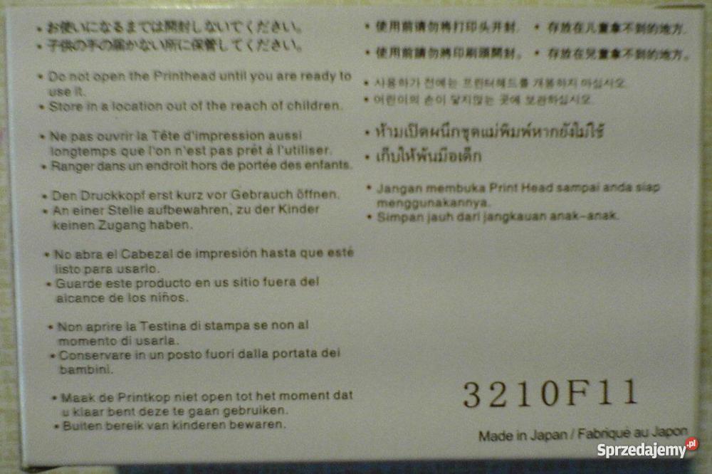 głowica drukarki Canon