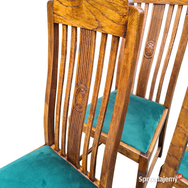 KRZESŁA MIĘDZYWOJENNE KOMPLET zachodniopomorskie