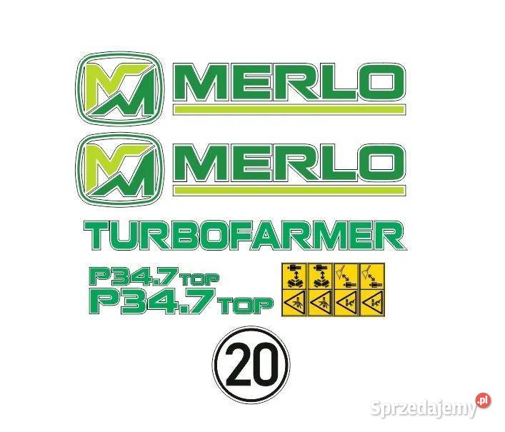 Naklejki oklejenie naklejka MERLO TURBOFARMER Janików sprzedam