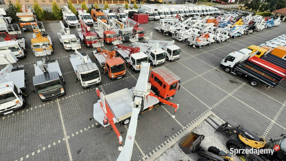 MAN TGL 7150 Zwyżka WumagPalfinger WT300 wysięg 150KM Widełki