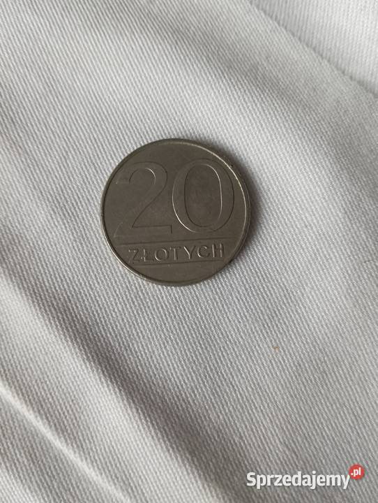 Moneta 20zl z 1986 śląskie Węgierska Górka