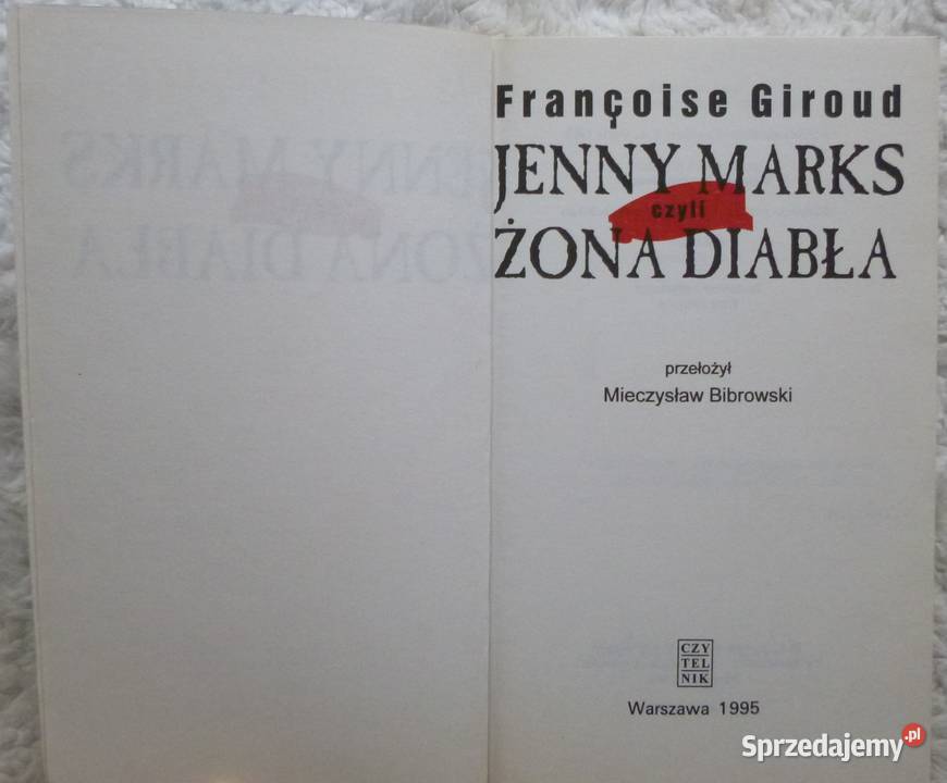 Jenny Marks czyli żona diabła Francoise Giroud Warszawa