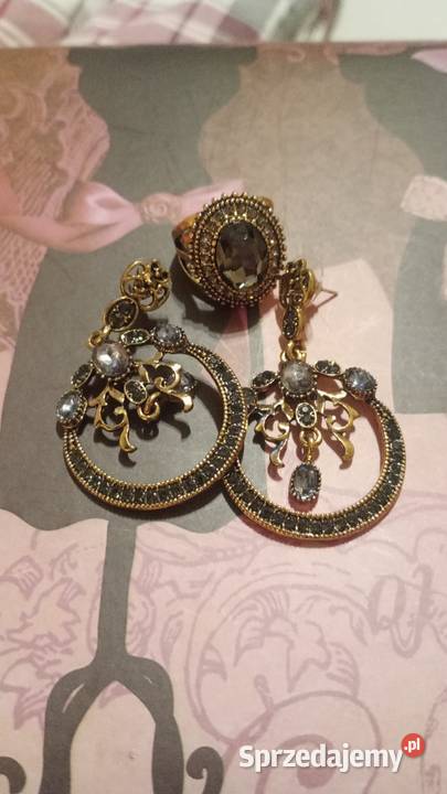 Piękne kolczyki w stylu arabskim podlaskie Białystok sprzedam