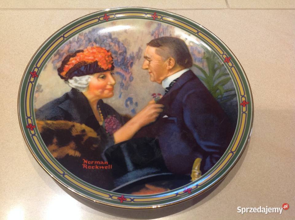 Talerz Porcelanowy Dekoracyjny By Norman Nowa Sól