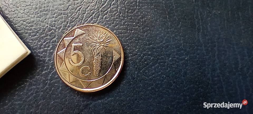 Stare monety 5 cent 2012 Namibia Numizmatyka Lesko