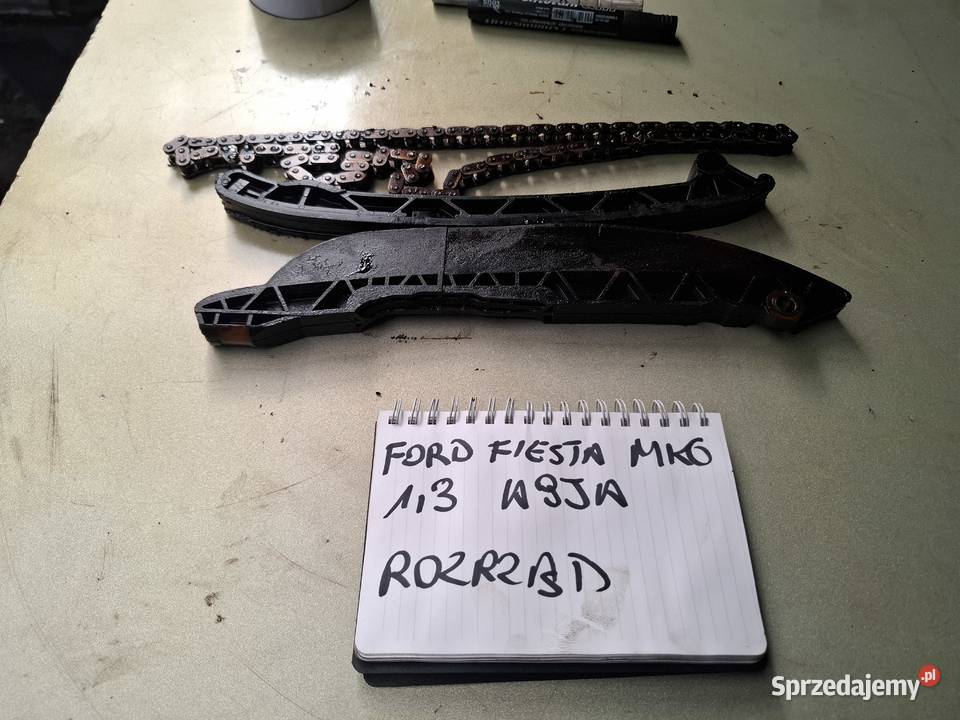 FORD FIESTA MK6 13 A9JA rozrząd łańcuch ślizgi Rozrząd