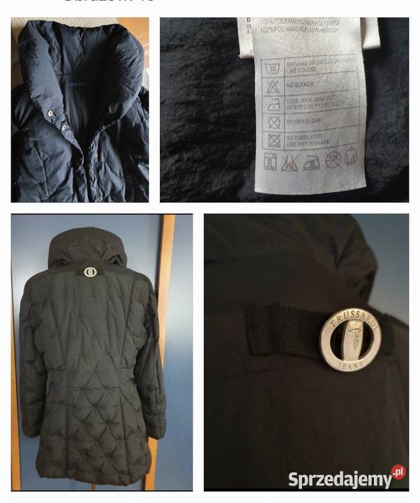 Damska kurtka skafander marki Trussardi M zimowa Kurtki i płaszcze lubelskie Lublin