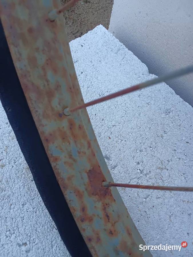 Koło zabytkowy rower 2 Milejewo