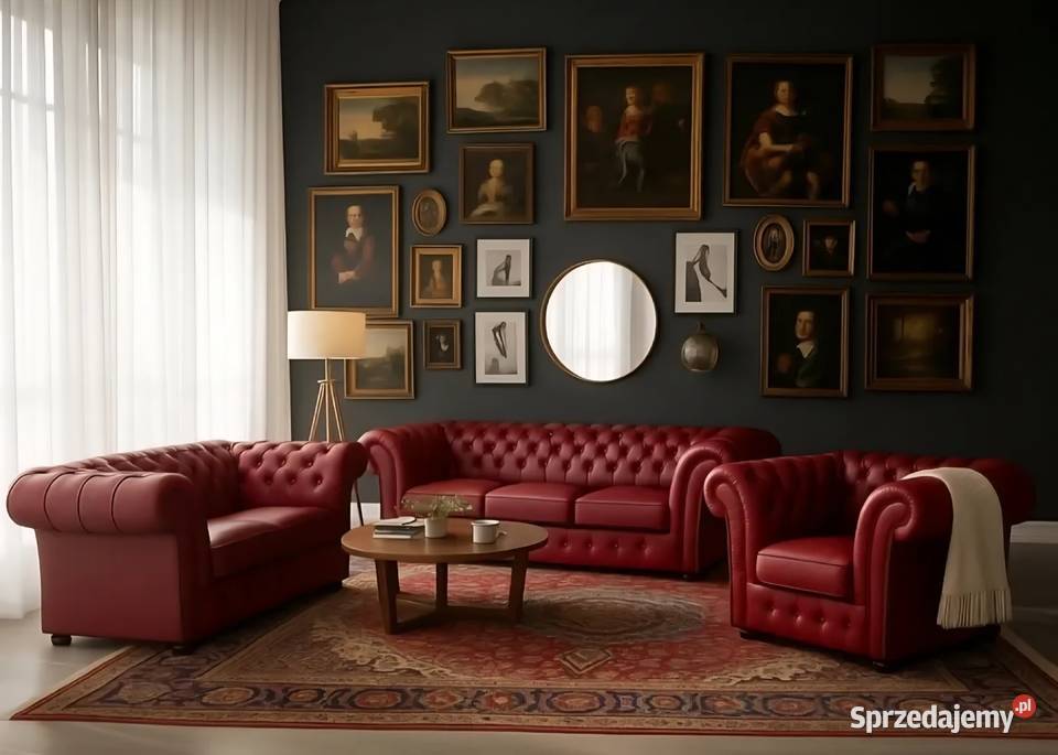 Zestaw 311 Chesterfield Cherry okazja kujawsko-pomorskie Grudziądz